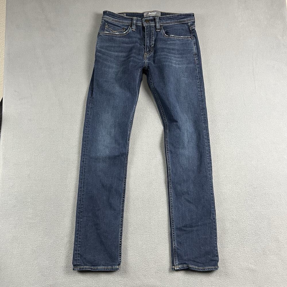 Revtown Jeans Mens 30X32 Blue Sharp Straight Leg Stretch Casual Denim Pockets